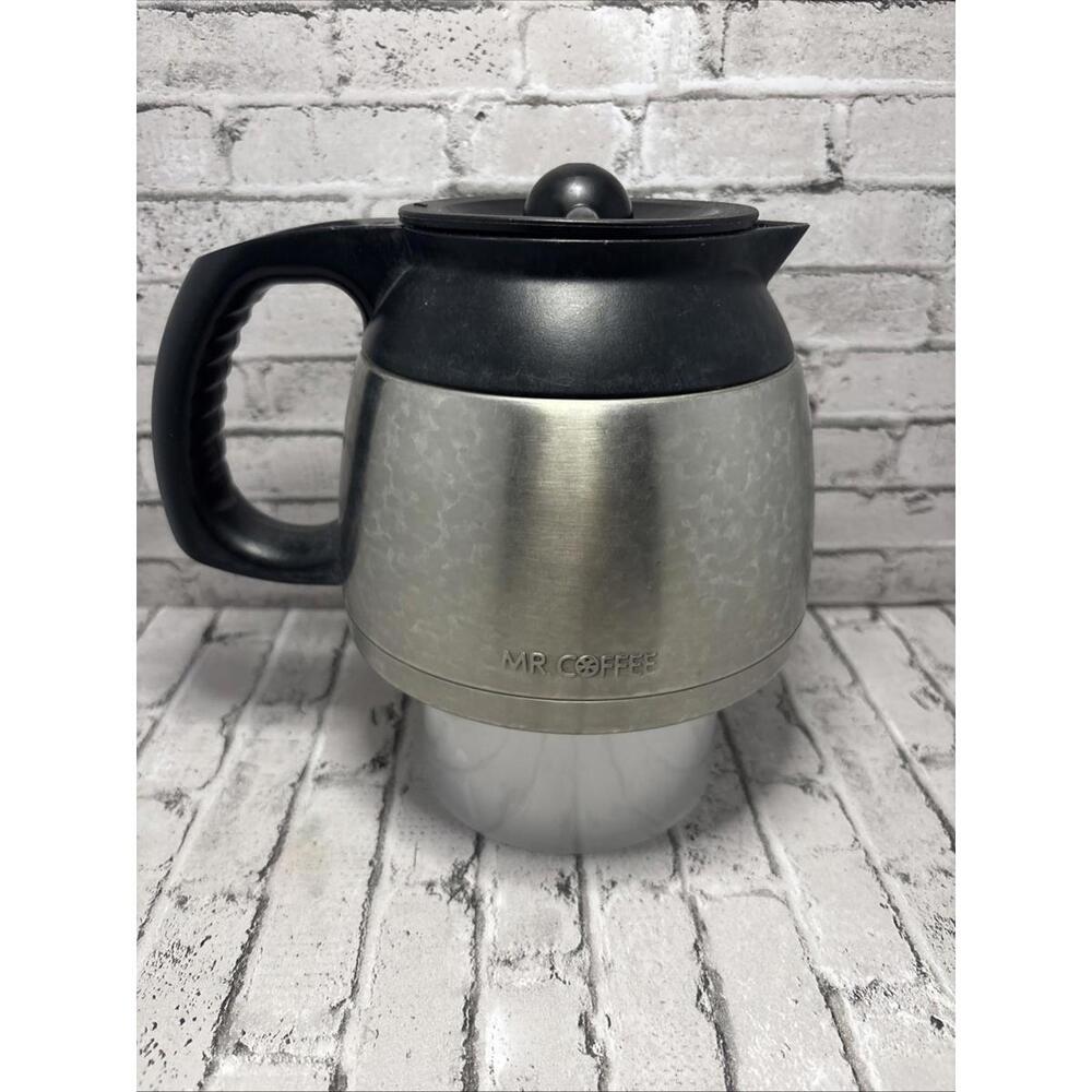 Mr. Coffee Stainless Steel Thermal 8 Cup Replacement Carafe Coffee Pot with lid